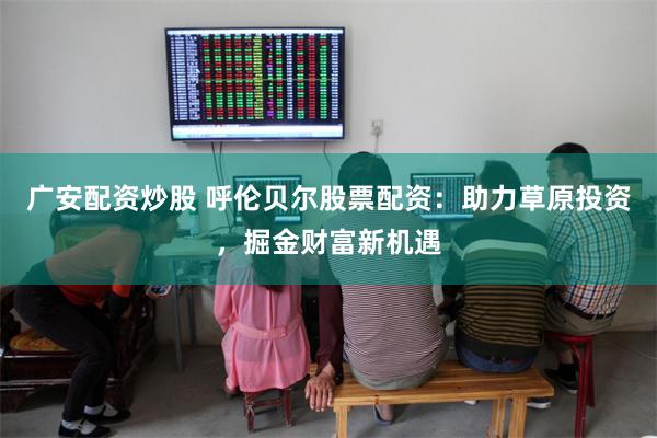 广安配资炒股 呼伦贝尔股票配资：助力草原投资，掘金财富新机遇
